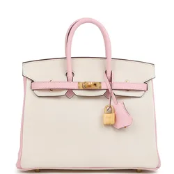 Birkin Hss Nata And Rose Sakura Chevre Mysore 25