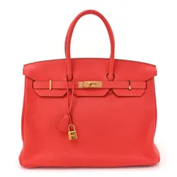 Birkin Rouge Pivoine Togo 35