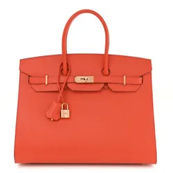 Birkin Sellier Rose Texas Epsom Horseshoe 35
